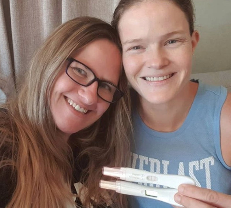 Two of us. Twelve days apart.