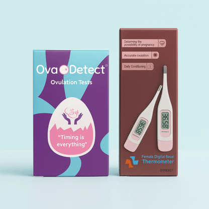 Ovulation Predictor Kit - BB Thermometer & Ovulation Strips