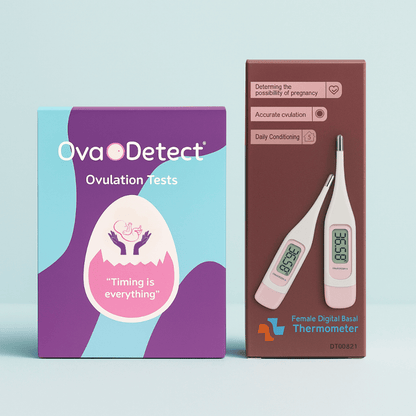 Ovulation Predictor Kit - BB Thermometer & Ovulation Strips