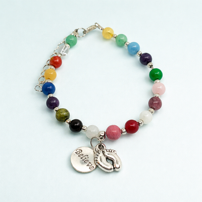 Handmade fertility and pregnancy bracelet