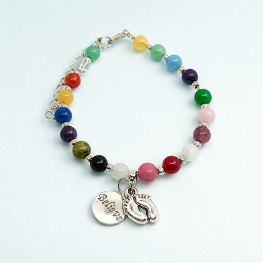 Handmade fertility and pregnancy bracelet