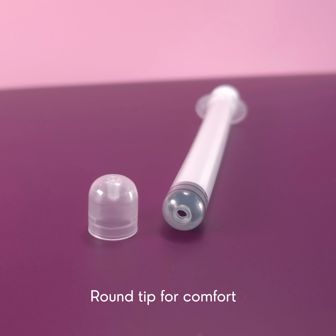 InsemiAid 13cm, 10ml round tip Insemination Syringes