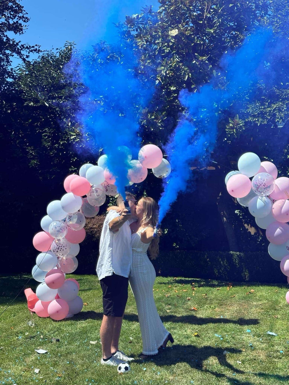 Gender reveal, done beautifully.