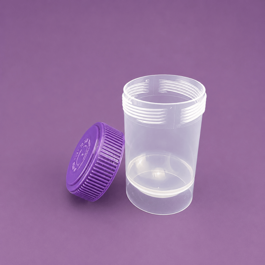 90mL round bottom Specimen Collection Cups