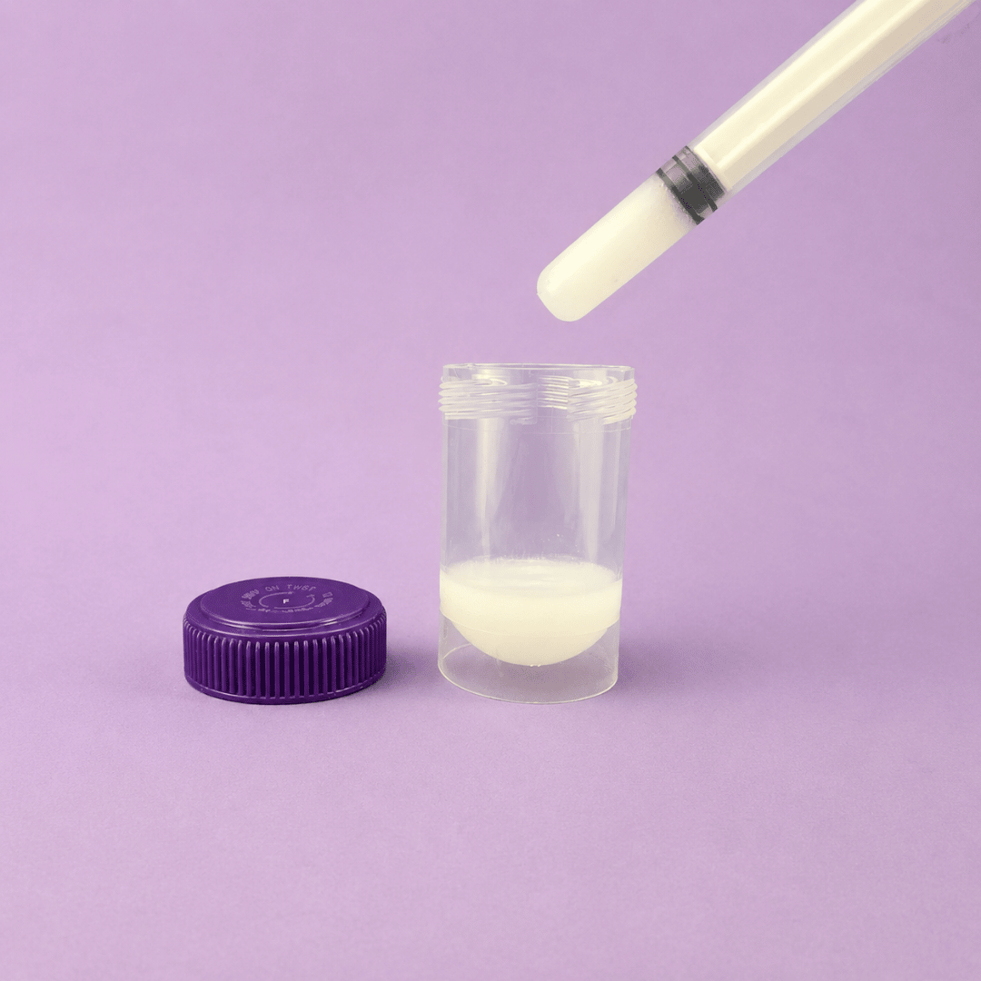 InsemiAid 13cm, 10ml round tip Insemination Syringes