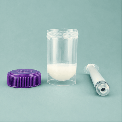 InsemiAid 13cm, 10ml round tip Insemination Syringes