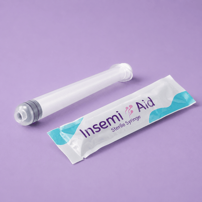 InsemiAid 13cm, 10ml round tip Insemination Syringes