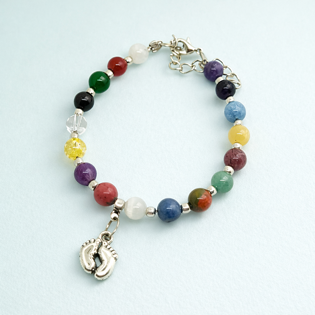 Handmade fertility and pregnancy bracelet