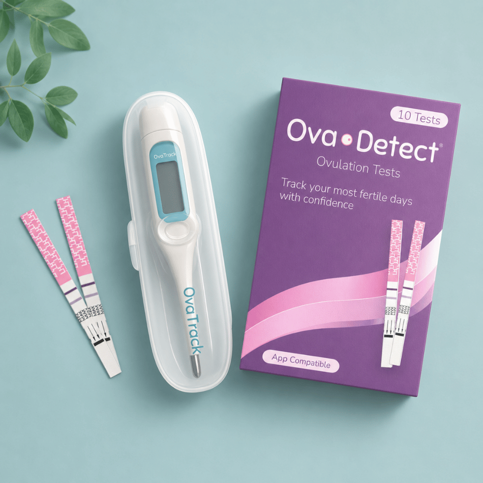 Ovulation Predictor Kit - BB Thermometer & Ovulation Strips